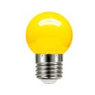 Kit 6 lâmpadas led bolinha 1w 127v/220v amarelo - taschibra