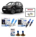 Kit 6 Lampadas Super Brancas para Farol Alto/Baixo/Milha Modelo H7 H1 H16 para Citroen Aircross