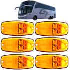 KIT 6 Lanterna Lateral para Ônibus Marcopolo G7 5 LED BIVOLT