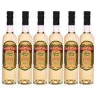 Kit 6 Licores de Cachaça Paratiense 500 ml Piña Colada Lembrancinha Frutado Presente Presenteável Presente