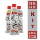 Kit 6 Limpa Inox Cremoso 400g Reax Remove Mancha Panela Pia