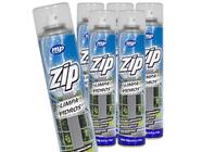 Kit 6 Limpa Vidros Spray Espuma Eficaz Sem Manchas Zip 400ml Remove Resíduos Sem Mancha