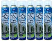 Kit 6 Limpa Vidros Zip Spray Espuma Eficaz Sem Manchas 400Ml