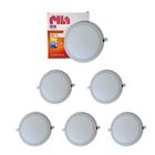 Kit 6 Luminárias Painel Led Embutir Philips Pila 18w 3000k