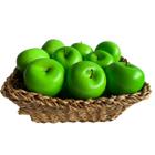 Kit 6 Maçãs Verdes Artificiais para Sala: Frutas Decorativas permanentes que Parecem Reais