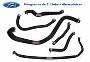 Kit 6 Mangueira Radiador Ar Quente Fiesta Zetec 1.6 1ª Linha