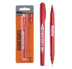 Kit 6 marcador permanente caneta ponta dupla 0,5mm/1mm cores