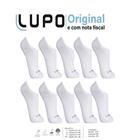 Kit 6 meias soquete lupo au sport confort sapatilha 63270