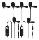 Kit 6 Microfones de Lapela JBL CSLM20B Bateria - Preto