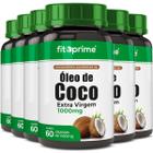 Kit 6 Óleo De Coco Extra Virgem 1000Mg 60 Cápsulas Fitoprime