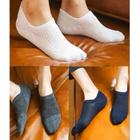 Kit 6 pares de meias invisível modelo sapatilha algodão moda feminina