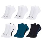 Kit 6 Pares De Meias Puma Sapatilha Esportiva Masculina