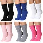 Kit 6 Pares Meias Coloridas Aeróbica Flúor Fitness Academia