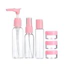 Kit 6 Peças Frascos Organizadores Mala Nécessaire Para Viagem Spray Potes 65ml Multiuso Elegante