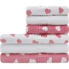 Kit 6 peças Toalha Banho + Rosto Infantil Estampada100% Algodão Felpuda Prisma - Dohler - Emcompre