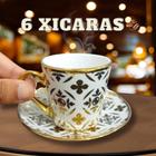 Kit 6 Pires e 6 Xicaras Para Café - Anxin