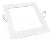 Kit 6 Plafon Led Quadrado Embutir 6w 12x12 Branco Frio 6500k