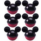 Kit 6 Porta Objetos Lembrancinha Aniversário Mickey 220ml - Plasútil