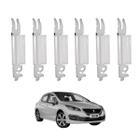 Kit 6 Presilhas Fixação Moldura Parabrisa Peugeot 308 408