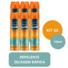 Kit 6 Repelentes Spray Secagem Rápida 150 ml Cada - Above