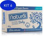 Kit 6 Sabonete Natural Baby Camomila Erva Cidreira 80G - Suavetex