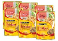 Kit 6 Sache Friskies Gatos Adultos Frango Ao Molho - 85g