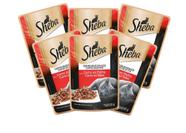 Kit 6 Sachê Sheba Gatos Filhotes Carne Ao Molho - 85g