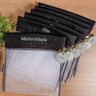 Kit 6 Saquinhos de nylon organizador para Maternidade menino menina