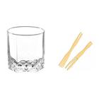 Kit 6 (Seis) Copos Whisky 310 Ml Estrelado E 100 Garfinhos - Utensilios Do Chef