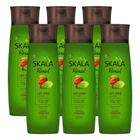 Kit 6 Shampoo Café Verde e Ucuuba Brilho e Nutrição 325ml Skala