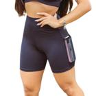 Kit 6 Short de academia feminino premium compressão fitness