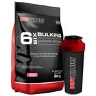 Kit 6 Six Bulking 6kg + Coqueteleira Bodybuilders