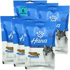 Kit 6 Snacks Hana Healthy Life Dental Care- Cuidado C/ os Dentes- P/ Cães Adultos- 100g