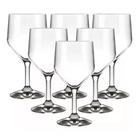 Kit 6 Taças Vinho Água Sm Buffet Vidro Luxo 260ml