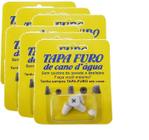 Kit 6 Tapa Furo Para Cano De Água 5 Medidas Fácil Instalação - Geral