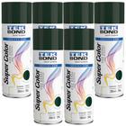 Kit 6 Tekspray Tinta Super Color Uso Geral Verde Escuro 350ml