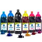 Kit 6 Tinta L1800 CMYK Corante 2 Litros Valejet