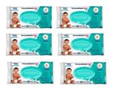 Kit 6 Toalhinhas Um Personalidade Baby Plus 50unEurofral