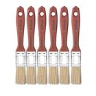 Kit 6 Trincha Pincel Verniz E Stain Atlas 3/4 Polegada 396
