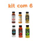 Kit 6 un Abacaxi Morango Mostarda Parrilla Paprica Lemon Pepper - Poletto