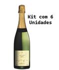 Kit 6 Un Espumante Seival Branco Brut 750 ml