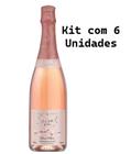 Kit 6 Un Espumante Seival Rosé Brut 750 ml