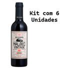 Kit 6 Un Vinho Don Guerino Vintage Malbec 375 ml