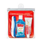 Kit 6 Und Kit Viagem Escova Dental+creme Dental+solução Bucal Colgate