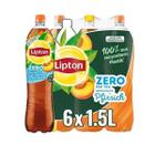 Kit 6 Unid Chá Lipton Ice Tea Pêssego Zero Açúcar 1,5 L