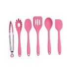 Kit 6 utensílios de cozinha de silicone completo multiuso - Oikos