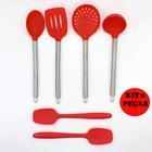 Kit 6 Utensílios De Silicone Pronta Entrega - Super Premium - UNYHOME