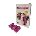 Kit 6 Velas Rechaud Difusor Flutuante Fondue 6 Hrs - Aromas