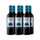 Kit 6 vinhos tinto gato negro merlot- 750 ml - San Pedro