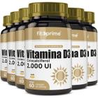 Kit 6 Vitamina D3 2000Ui Colecalciferol 60 Cápsulas Fitoprim